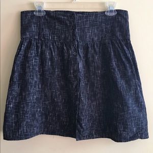 Urban Outfitters Navy Mini Skirt
